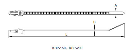 ＫＢシリーズ[プッシュイン固定タイプ]KBP-150,KBP-200
